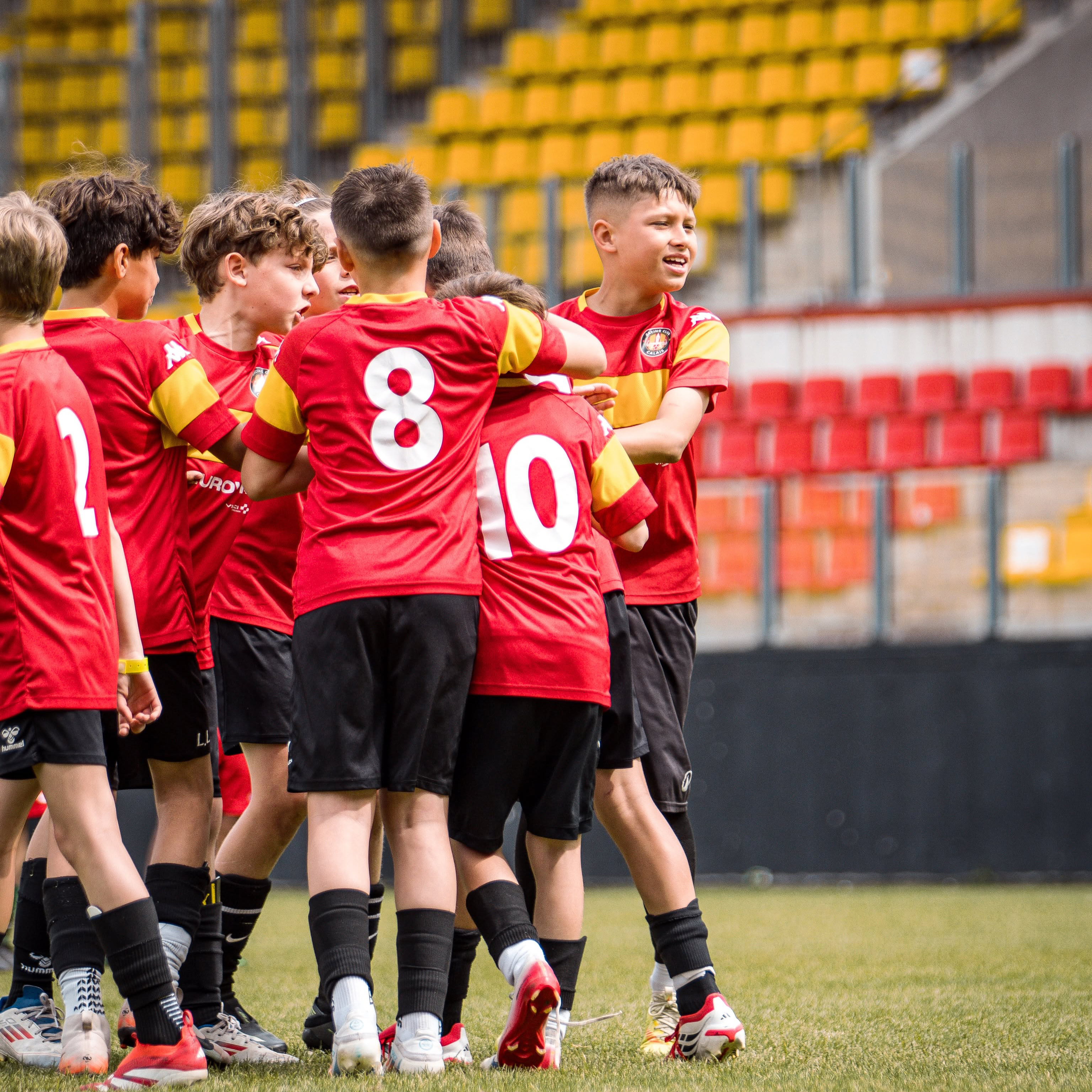 Séance d'entraînement des jeunes de la Formation Calais et Marck