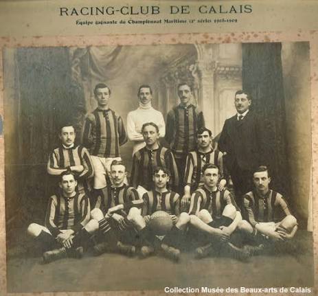 Le Racing Club de Calais à ses débuts, au début du XXe siècle